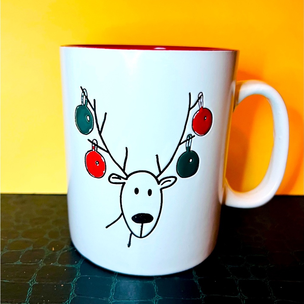 Christmas Reindeer Antler Coffee Mug